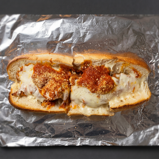 Chicken Parmigiana Sandwich.